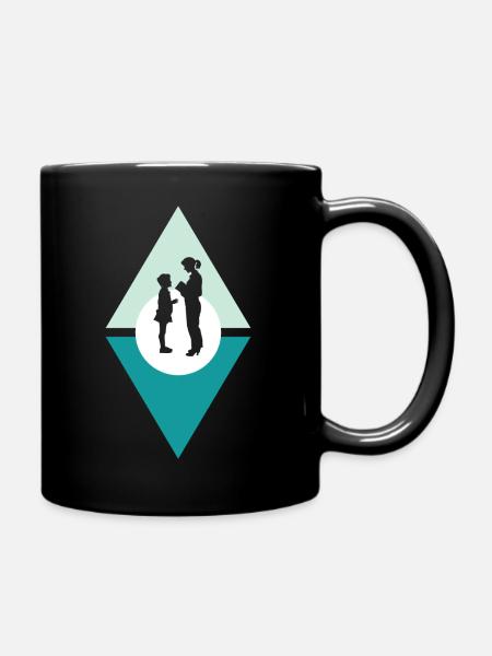 Grundschullehrer Volksschule - Tasse einfarbig - Schwarz