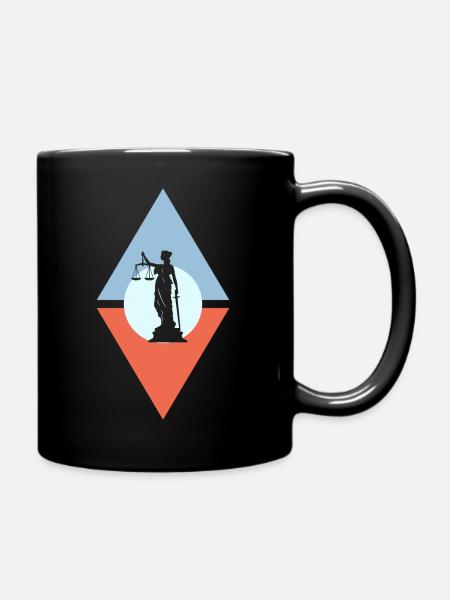 Richter Anwalt - Tasse einfarbig - Schwarz