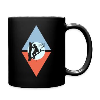 Tree Climbing Crampons Climbing - Full Colour Mug - black - Right