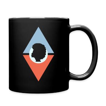 Afro Beat - Full Colour Mug - black - Right