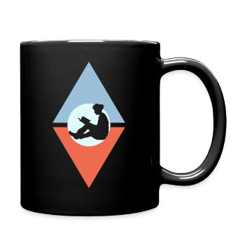 Bibliotral Éducation Littérature - Mug uni - noir - Droite
