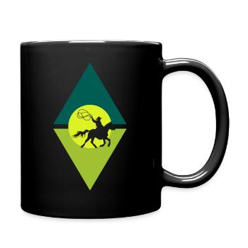 Cowboy Ranch Rodeo - Full Colour Mug - black - Right
