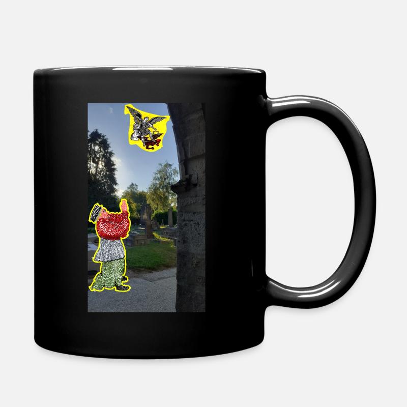 Saint Michel écrase Satan - Mug uni - noir