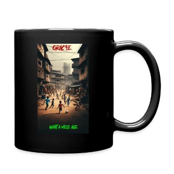 mess age nr 1 - Tasse einfarbig - Schwarz - Rechts