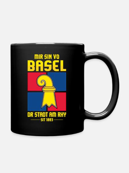 BASEL - Tasse einfarbig - Schwarz