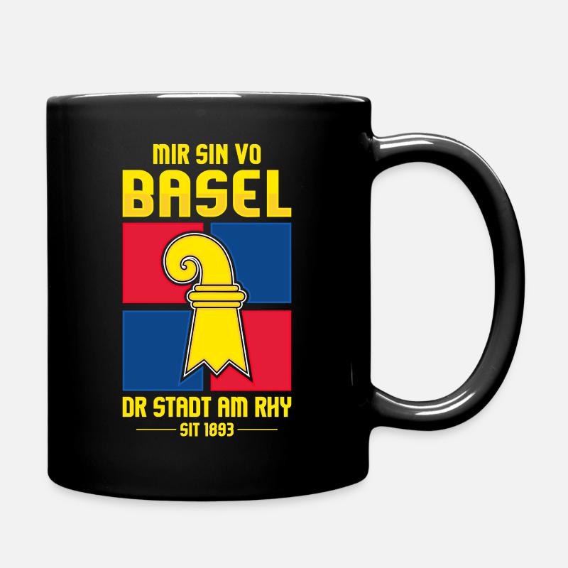 BASEL - Tasse einfarbig - Schwarz