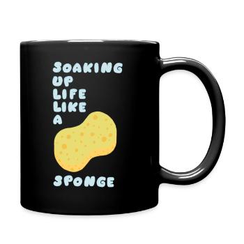 Sponge - Full Colour Mug - black - Right