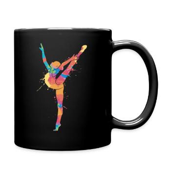 Gymnaste Gymnastique Gymnastique artistique Gymnastique féminine - Mug uni - noir - Droite