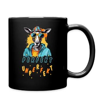 PERFEKT UNPERFEKT - Tierisch Cool - Tasse einfarbig - Schwarz - Rechts
