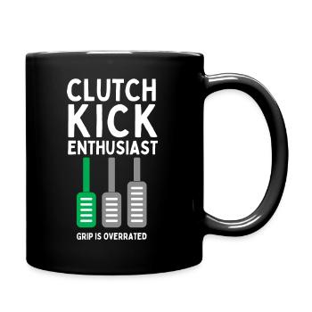 Clutch Kick Enthusiast - Tasse einfarbig - Schwarz - Rechts