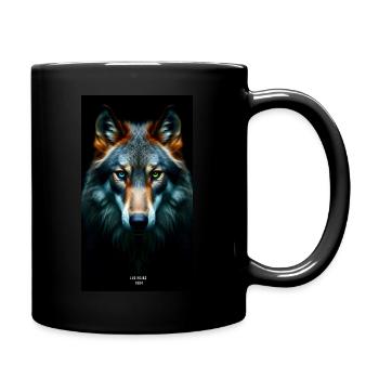 The Wolf - Full Colour Mug - black - Right