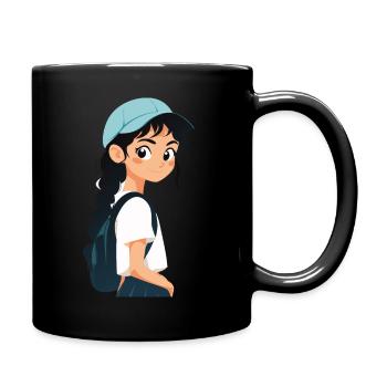 Back to School School Bag School Bag - Full Colour Mug - black - Right