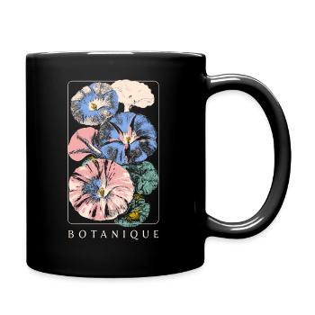 Botanique Floral Study Pastel - Full Colour Mug - black - Right