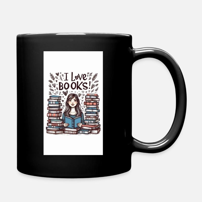 J’adore les livres - Mug uni - noir