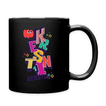 Kerstin Nom Prénom Kersti Nom Personnalisé - Mug uni - noir - Droite