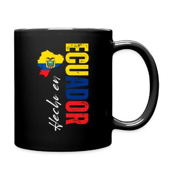 Fabriqué en Équateur, fierté équatorienne - Mug uni - noir - Droite