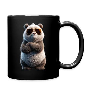 Panda Bear Giant Pandas Giant Panda Cute Panda Bear - Full Colour Mug - black - Right