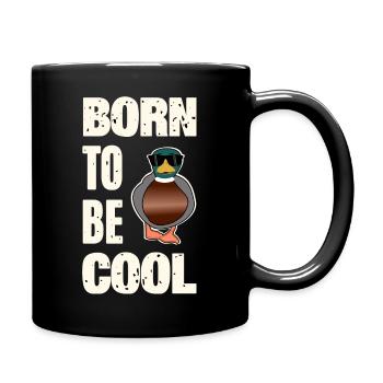 Dicton cool de canard - Mug uni - noir - Droite
