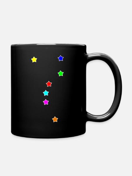 Etoiles colorées, Grande Ourse - Mug uni - noir