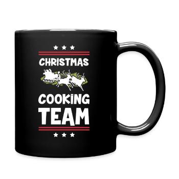 Christmas Cooking Baking Team - Full Colour Mug - black - Right