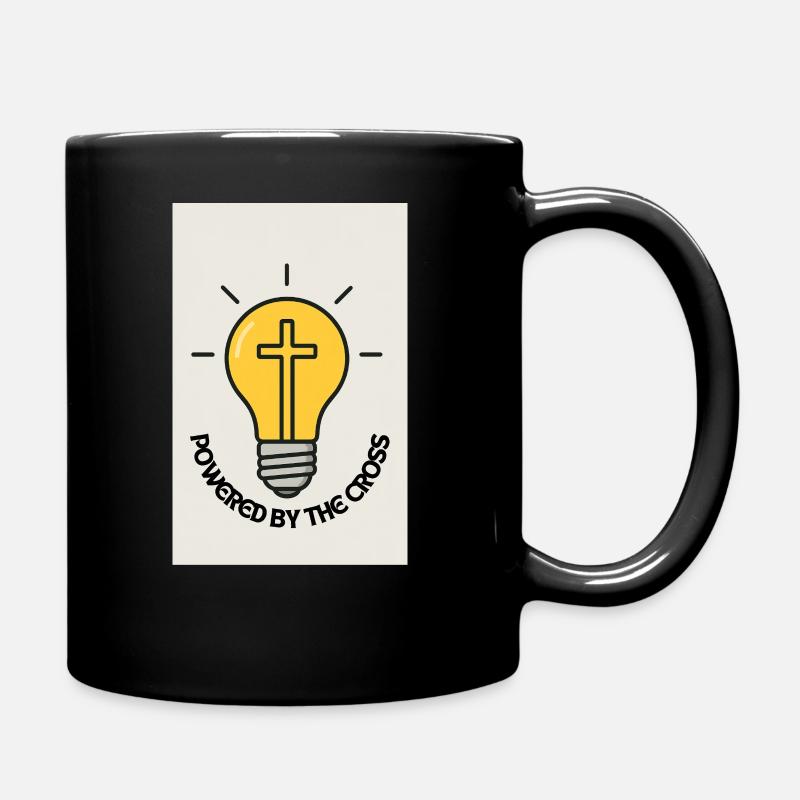 Jesus Power – Licht, das Hoffnung trägt - Tasse einfarbig - Schwarz