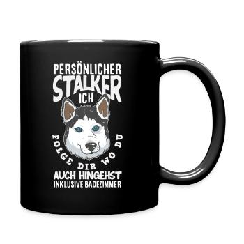 Drôle Husky Husky Propriétaire Husky Propriétaire Cadeau - Mug uni - noir - Droite