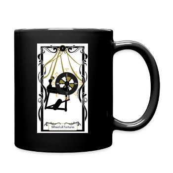 Roue de Fortune  - Mug uni - noir - Droite