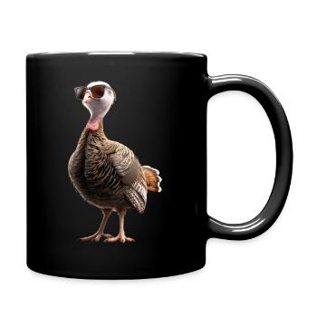 Dinde Poules Oiseaux Dinde - Mug uni - noir - Droite