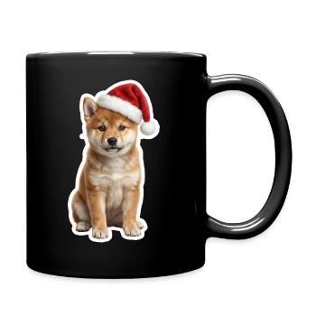 Shiba-Inu Puppy - Wuffi Noël - Mug uni - noir - Droite