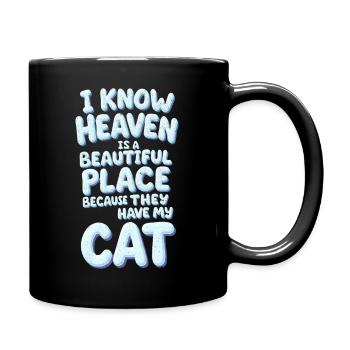 Funérailles de chat - Mug uni - noir - Droite