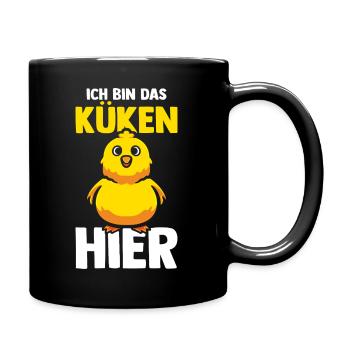 Chickens Farmer Farmer Farm Chicks - Full Colour Mug - black - Right