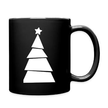 Christmas Tree - Weihnachtsbaum - Weihnachten - Tasse einfarbig - Schwarz - Rechts