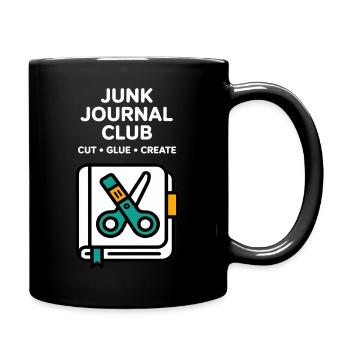 Junk Journal Club Cut Glue Create - Full Colour Mug - black - Right