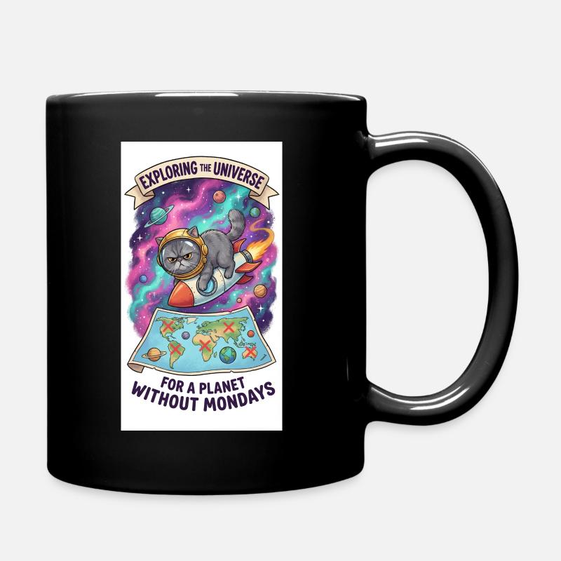 À un jet de pierre à travers l’univers - Mug uni - noir