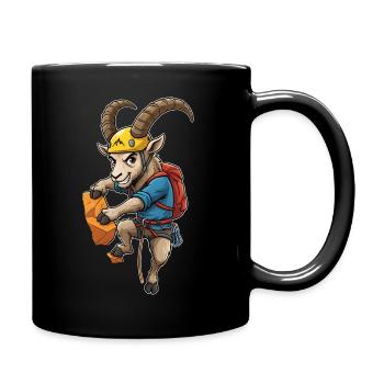 Randonnée Montagnes Randonnée Randonneurs Nature en plein air Forêt - Mug uni - noir - Droite