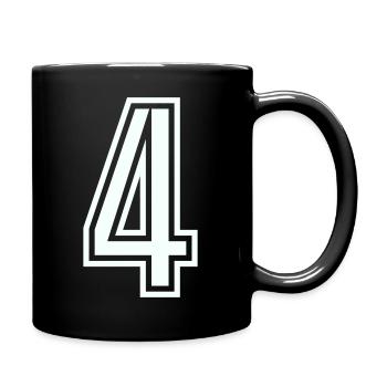 4 - Tasse einfarbig - Schwarz - Rechts