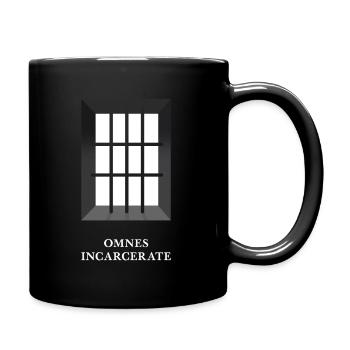 Omnes_incarcerate - Tasse einfarbig - Schwarz - Rechts