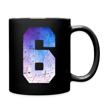 Issue 6 – 6th Anniversary Gift - Full Colour Mug - black - Right