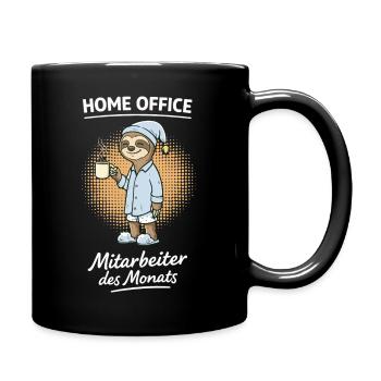Home Office Employee of the Month Sloth - Full Colour Mug - black - Right