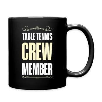 Table Tennis Crew - Tasse einfarbig - Schwarz - Rechts