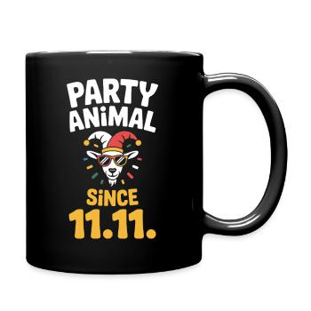 Karneval Party Kölner Animal Since 11.11. Köln - Tasse einfarbig - Schwarz - Rechts