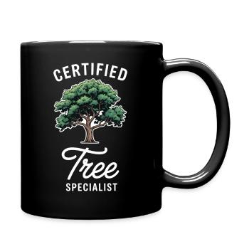 Bäume Sprüche Baum Wald Lustiges Bäume Geschenk - Tasse einfarbig - Schwarz - Rechts
