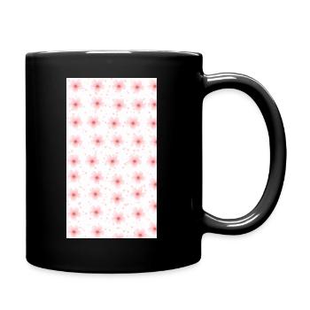 Bouquet de fleurs aquarelles roses - Mug uni - noir - Droite