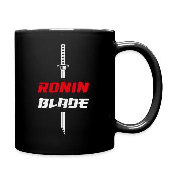 Ronin Klinge Samurai Katana - Tasse einfarbig - Schwarz - Rechts