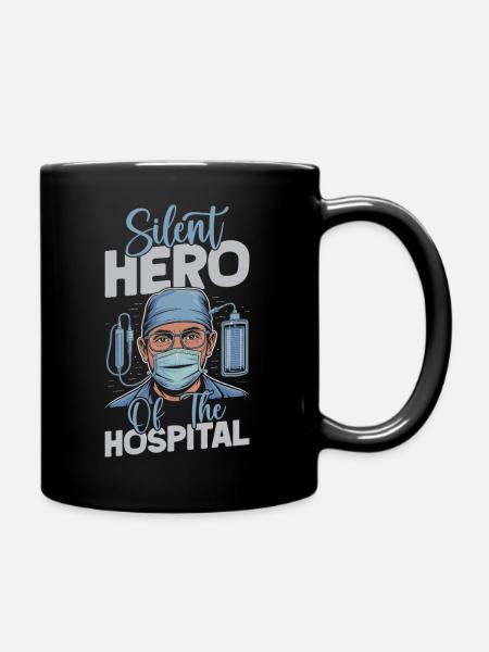 Anesthesiologist Silent Hero Anesthesia - Tasse einfarbig - Schwarz