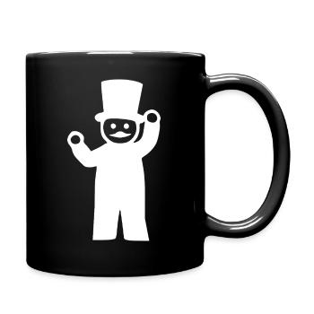 Schornsteinfeger  - Tasse einfarbig - Schwarz - Rechts