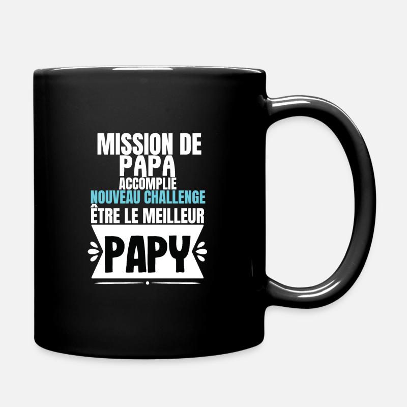 Futur papy - papa - Mug uni - noir