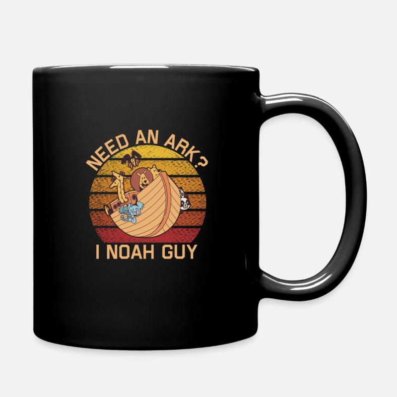 Arche Arche Noah Bibel Noahs Ark Tiere - Tasse einfarbig - Schwarz