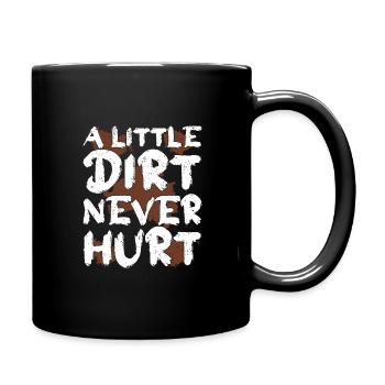 Dirt Bike Motorcycle Motocross Biker - Full Colour Mug - black - Right