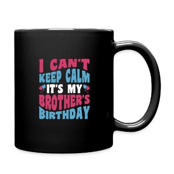 Birthday Brother's Birthday Party Children's Birthday Party - Full Colour Mug - black - Right
